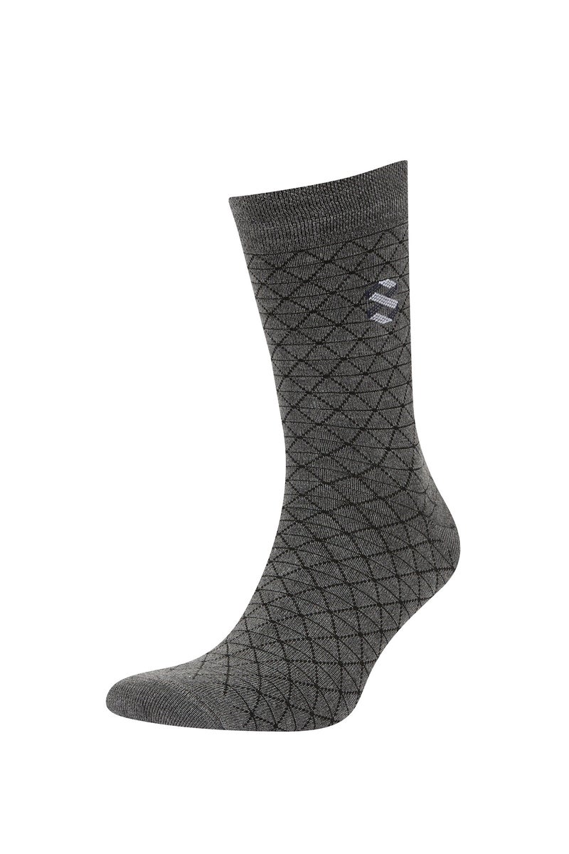 DeFacto Multicolour Man Man Seamless 3 Piece Bamboo Long Socks Casual - Image 3